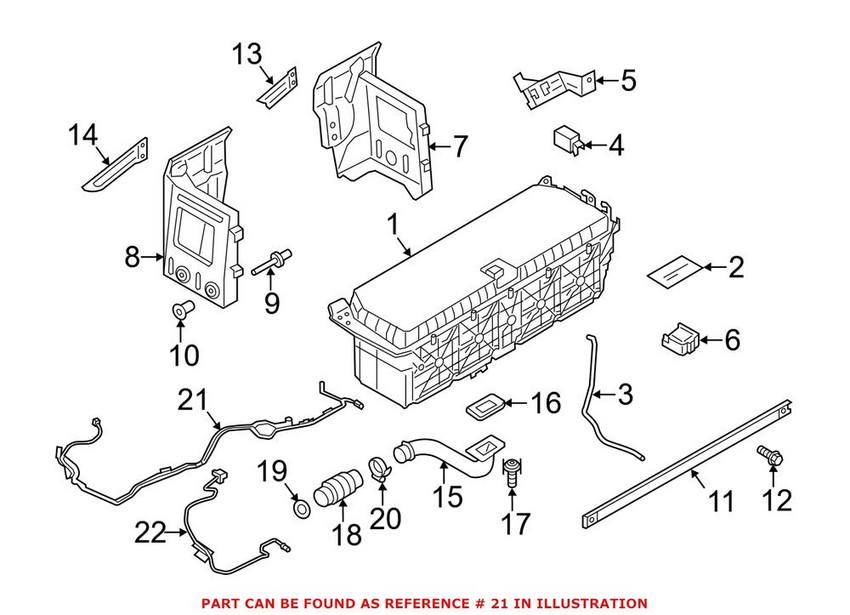 BMW Battery Cable 61129348288